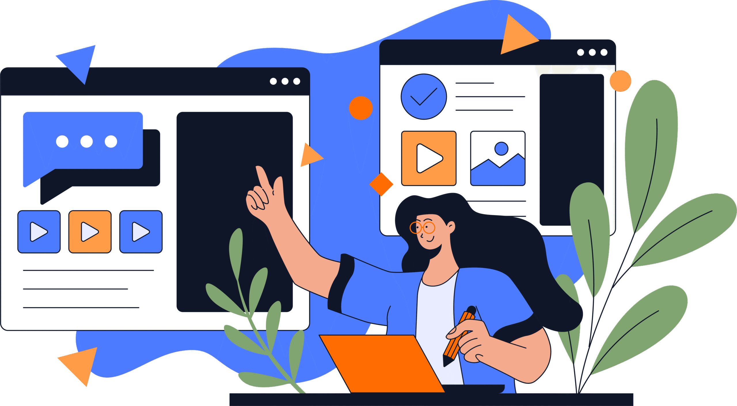 infinite tech grid web design